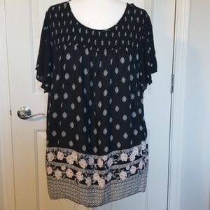 Smocked Torrid Blouse 3X